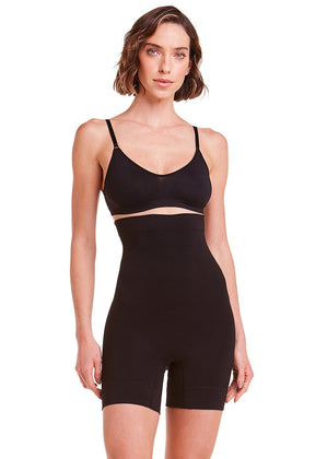 Shorts Ameniza Celulite Cintura Alta Emana Preto