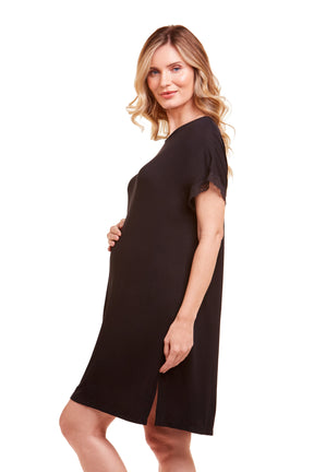 Camisola Manga Maternity Comfy Black