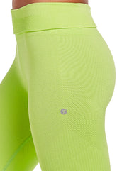 Bermuda Fitness Cintura Alta Tecido Texturizado Acid